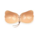 Biustonosz samonośny - Bye Bra Lace-It Bra Miseczka E Nude Bye Bra