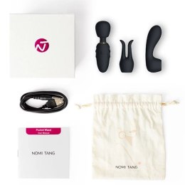 Masażer - Nomi Tang Pocket Wand Black Nomi Tang
