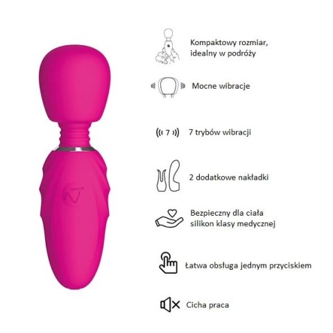 Masażer - Nomi Tang Pocket Wand Hot Pink Nomi Tang Masażer - Nomi Tang Pocket Wand Hot Pink Nomi Tang