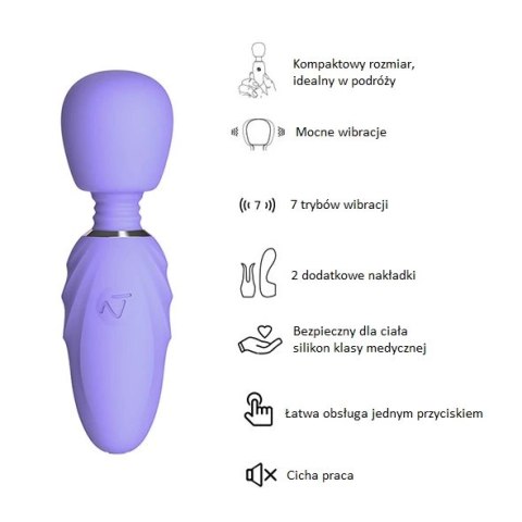 Masażer - Nomi Tang Pocket Wand Lavender Nomi Tang Masażer - Nomi Tang Pocket Wand Lavender Nomi Tang