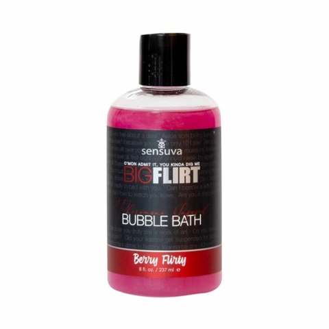 Płyn do kąpieli - Sensuva Big Flirt Pheromone Bubble Bath Berry Flirty 237 ml Sensuva Płyn do kąpieli - Sensuva Big Flirt Pheromone Bubble Bath Berry Flirty 237 ml Sensuva