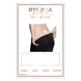 Stringi samonośne - Bye Bra Adhesive Thong Lace Finish Nude One Size Bye Bra