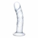 Szklane dildo - Glas Curved Realistic with Veins Glas
