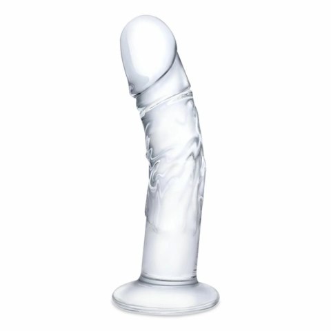 Szklane dildo - Glas Curved Realistic with Veins Glas Szklane dildo - Glas Curved Realistic with Veins Glas