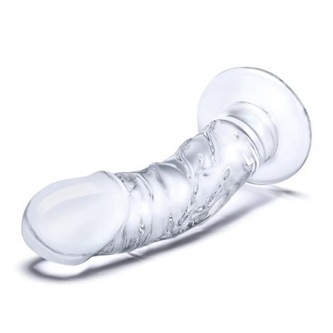 Szklane dildo - Glas Curved Realistic with Veins Glas Szklane dildo - Glas Curved Realistic with Veins Glas