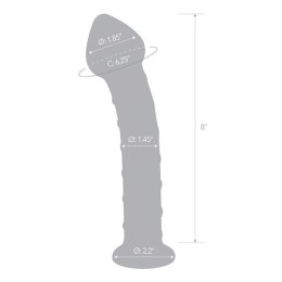 Szklane dildo - Glas Mr. Swirly 20,3 cm Glas
