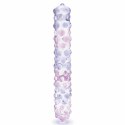 Szklane dildo - Glas Purple Rose Nubby 23 cm Glas