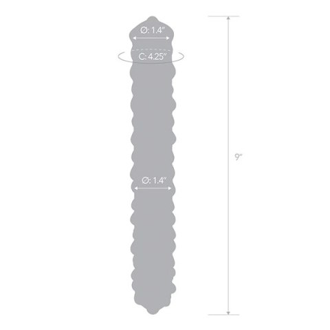 Szklane dildo - Glas Purple Rose Nubby 23 cm Glas Szklane dildo - Glas Purple Rose Nubby 23 cm Glas