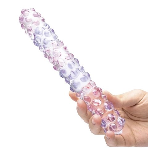 Szklane dildo - Glas Purple Rose Nubby 23 cm Glas Szklane dildo - Glas Purple Rose Nubby 23 cm Glas