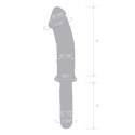 Szklane dildo - Glas Realistic Double Ended Glas
