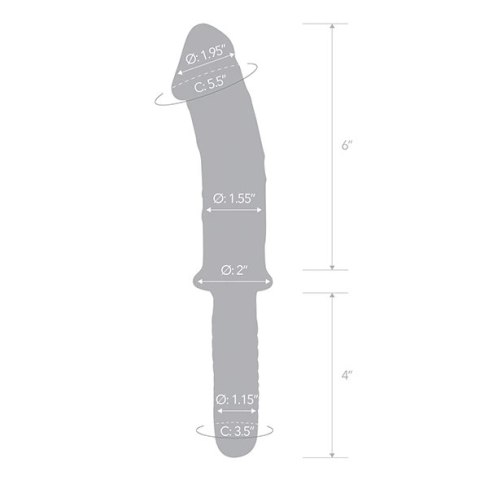 Szklane dildo - Glas Realistic Double Ended Glas Szklane dildo - Glas Realistic Double Ended Glas