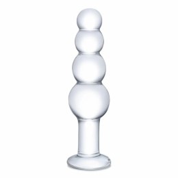 Szklany plug analny - Glas Beaded Glas