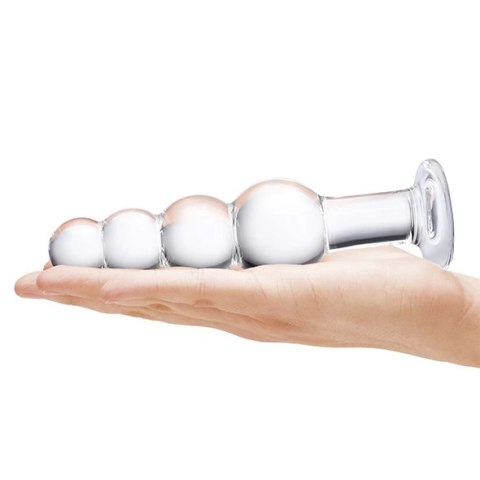 Szklany plug analny - Glas Beaded Glas Szklany plug analny - Glas Beaded Glas