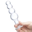 Szklany plug analny - Glas Beaded Glas