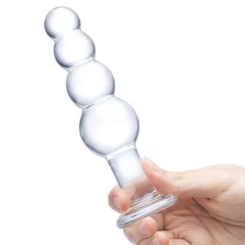 Szklany plug analny - Glas Beaded Glas Szklany plug analny - Glas Beaded Glas