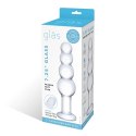 Szklany plug analny - Glas Beaded Glas