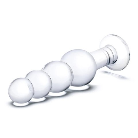 Szklany plug analny - Glas Beaded Glas Szklany plug analny - Glas Beaded Glas