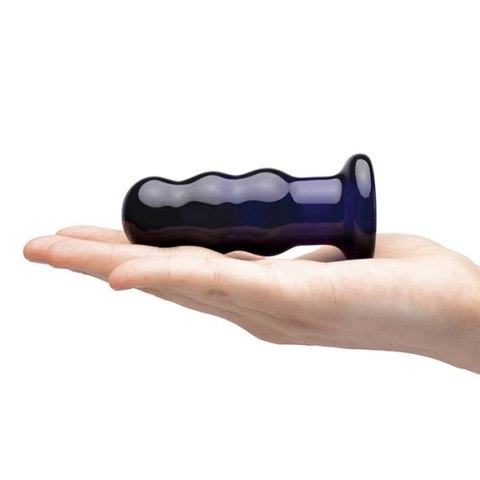 Szklany plug analny wibrujący - Glas Vibrating Beaded Butt Plug Glas Szklany plug analny wibrujący - Glas Vibrating Beaded Butt Plug Glas