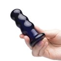 Szklany plug analny wibrujący - Glas Vibrating Beaded Butt Plug Glas