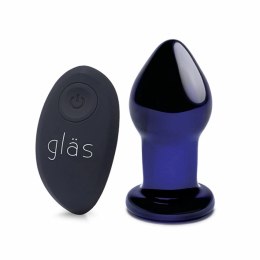 Szklany plug analny wibrujący - Glas Vibrating Butt Plug Glas