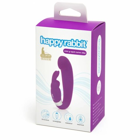 Wibrator - Happy Rabbit G-Spot Clitoral Curve Vibrator Happy Rabbit Wibrator - Happy Rabbit G-Spot Clitoral Curve Vibrator Happy Rabbit