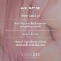 Wodny lubrykant analny - Bijoux Indiscrets Slow Sex Anal Play Gel 30 ml Bijoux Indiscrets