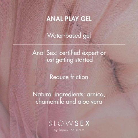 Wodny lubrykant analny - Bijoux Indiscrets Slow Sex Anal Play Gel 30 ml Bijoux Indiscrets Wodny lubrykant analny - Bijoux Indiscrets Slow Sex Anal Play Gel 30 ml Bijoux Indiscrets
