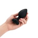 Zdalnie sterowany plug analny - B-Vibe Vibrating Jewel Plug XXL Black B-Vibe