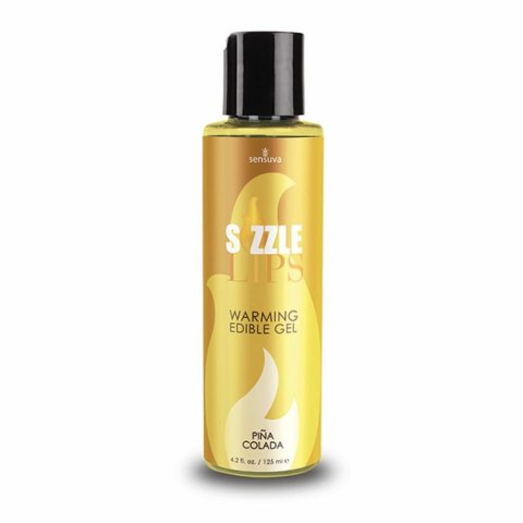 Żel stymulujący - Sensuva Sizzle Lips Warming Edible Gel Pinacolada 125 ml Sensuva Żel stymulujący - Sensuva Sizzle Lips Warming Edible Gel Pinacolada 125 ml Sensuva