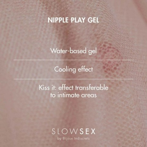 Żel stymulujący sutki - Bijoux Indiscrets Slow Sex Nipple Play Gel 10 ml Bijoux Indiscrets Żel stymulujący sutki - Bijoux Indiscrets Slow Sex Nipple Play Gel 10 ml Bijoux Indiscrets