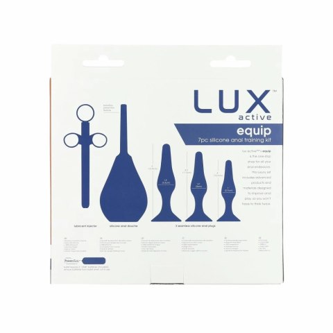 Zestaw akcesoriów - Lux Active Equip Anal Plug Training Kit Lux Active Zestaw akcesoriów - Lux Active Equip Anal Plug Training Kit Lux Active