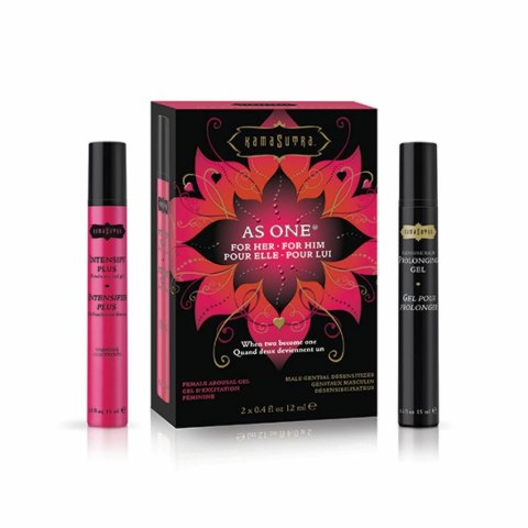 Zestaw dla par - Kama Sutra As One Intensify Plus Warming & Prolonger 2 x 12 ml Kama Sutra Zestaw dla par - Kama Sutra As One Intensify Plus Warming & Prolonger 2 x 12 ml Kama Sutra