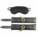 Kajdanki i opaska - Sportsheets Cuffs and Blindfold Set Special Edition Sportsheets