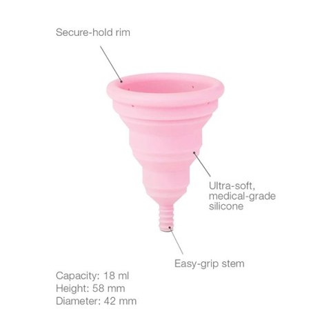 Kubeczek menstruacyjny - Intimina Lily Compact Cup A Intimina Kubeczek menstruacyjny - Intimina Lily Compact Cup A Intimina