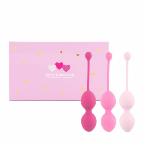 Kulki kegla - FeelzToys FemmeFit Advanced Set 3 szt FeelzToys Kulki kegla - FeelzToys FemmeFit Advanced Set 3 szt FeelzToys