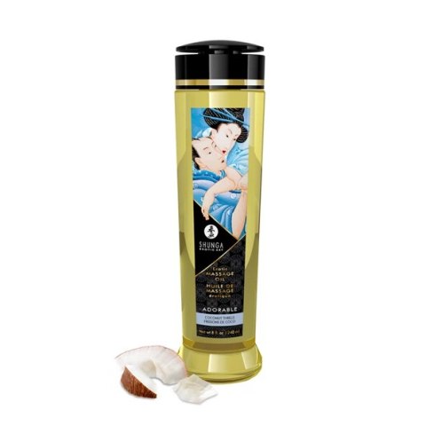 Olejek do masażu - Shunga Massage Oil Adorable Coconut Thrills 240 ml Shunga Olejek do masażu - Shunga Massage Oil Adorable Coconut Thrills 240 ml Shunga