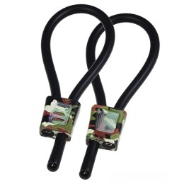 Pętle na penisa - ElectraStim Prestige ElectraLoops Camouflage (2 szt) ElectraStim