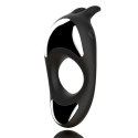 Pierścień wibrujący - FeelzToys Zeus Black FeelzToys