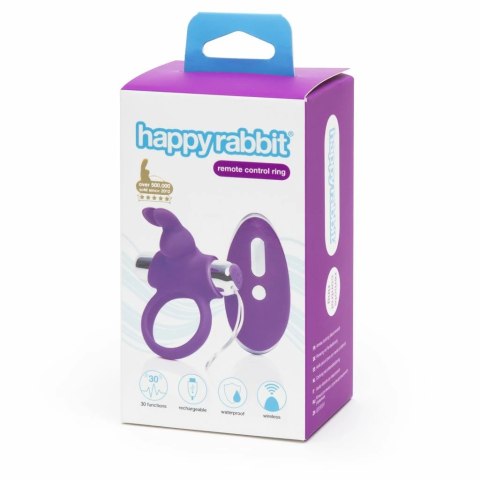 Pierścień wibrujący - Happy Rabbit Remote Control Cock Ring Happy Rabbit Pierścień wibrujący - Happy Rabbit Remote Control Cock Ring Happy Rabbit