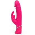 Wibrator - Happy Rabbit Realistic Dual Density Rabbit Vibrator Pink Happy Rabbit