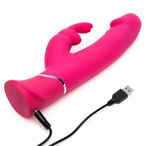 Wibrator - Happy Rabbit Realistic Dual Density Rabbit Vibrator Pink Happy Rabbit Wibrator - Happy Rabbit Realistic Dual Density Rabbit Vibrator Pink Happy Rabbit