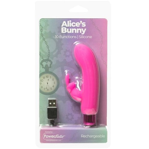 Wibrator - PowerBullet Alices Bunny Pink PowerBullet Wibrator - PowerBullet Alices Bunny Pink PowerBullet