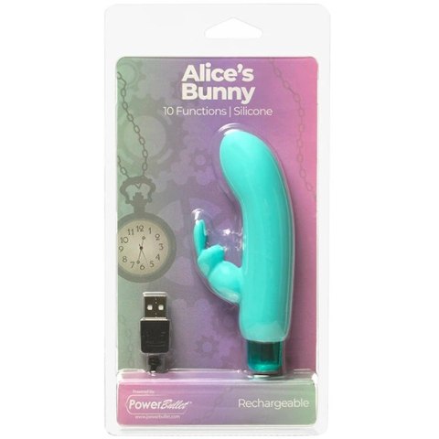 Wibrator - PowerBullet Alices Bunny Teal PowerBullet Wibrator - PowerBullet Alices Bunny Teal PowerBullet