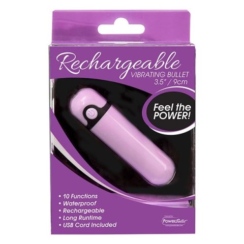 Wibrator - PowerBullet Rechargeable Vibrating Bullet Purple PowerBullet Wibrator - PowerBullet Rechargeable Vibrating Bullet Purple PowerBullet