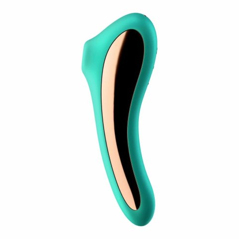 Wibrator z masażerem powietrznym - Satisfyer Dual Kiss Green Satisfyer Wibrator z masażerem powietrznym - Satisfyer Dual Kiss Green Satisfyer