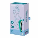 Wibrator z masażerem powietrznym - Satisfyer Dual Kiss Green Satisfyer