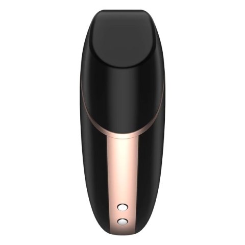 Wibrator z masażerem powietrznym - Satisfyer Love Triangle Black Satisfyer Wibrator z masażerem powietrznym - Satisfyer Love Triangle Black Satisfyer