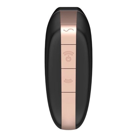 Wibrator z masażerem powietrznym - Satisfyer Love Triangle Black Satisfyer Wibrator z masażerem powietrznym - Satisfyer Love Triangle Black Satisfyer