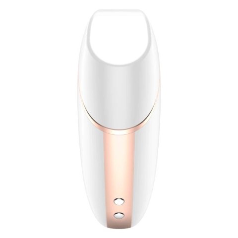 Wibrator z masażerem powietrznym - Satisfyer Love Triangle White Satisfyer Wibrator z masażerem powietrznym - Satisfyer Love Triangle White Satisfyer