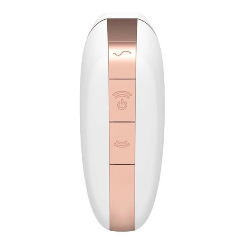 Wibrator z masażerem powietrznym - Satisfyer Love Triangle White Satisfyer Wibrator z masażerem powietrznym - Satisfyer Love Triangle White Satisfyer